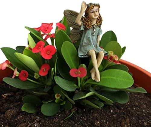 + Vanjski unutarnji Vrtni pribor za vile, slatke figurice ukrasi za vješalice za lonce, ukras saksije za cvijeće 6kom minijaturne