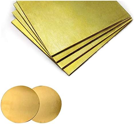Brass ploča bakreni lim mesing Brass lim lim Folija Ploča s glatkom površinom Metalna bakrena folija