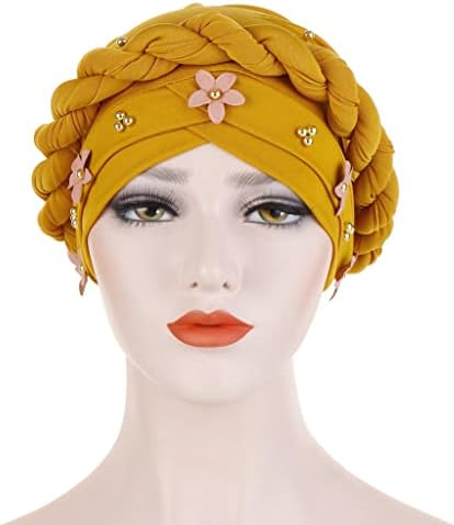Xxxdxdp Žene modni cvjetni šal hidžabs šešir šešir šešir turban kapu glava šal šarf glava šešira za žene pribor za kosu