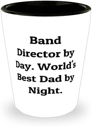 Tata za oca, popodne direktor benda. Najbolji tata na svijetu noću, korisna čaša za tatu, keramička šalica od sina