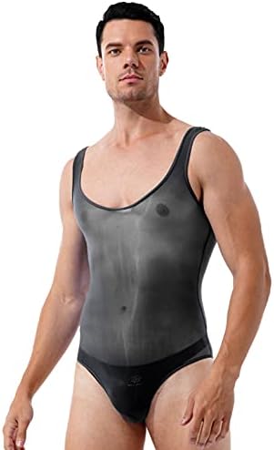 iiniim muško hrvanje singl tenk gornji vrh vidi kroz prozirni brzi suhi kupaći kostim leotard aktivna odjeća