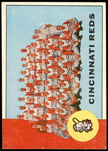 1963. Topps 63 Reds Team Cincinnati Reds Ex+ Reds