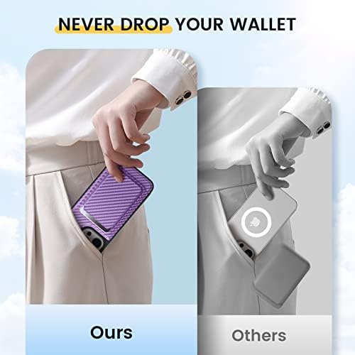 Torbica Ruky za iPhone 14 Pro Max s novčanikom, torbica za iPhone 14 Pro Max, dvostruki magnetski torbica nositelj kreditne