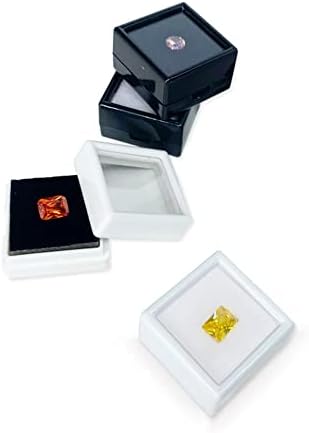 10 kom kutija za prikaz dragulja mala plastična kutija s raspršenim dijamantima i draguljima Futrola za pohranu nakita s