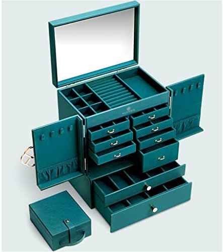 SawQF Kineska palačaska nakit Integrirana kutija za pohranu radne površine višeslojna kutija nakita