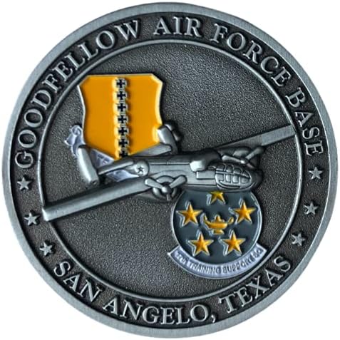 Sjedinjene Države zrakoplovne snage USAF Goodfellow Garland Fire Academy San Angelo, TX Challenge Coin