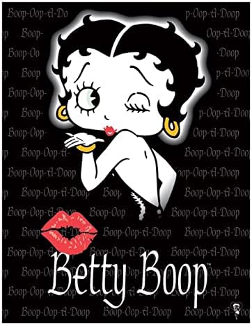 Očajna poduzeća Betty Boop Diner Tin znak - nostalgični vintage metalni zidni dekor - napravljen u SAD -u