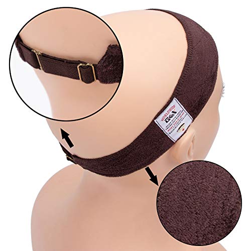 Traka za glavu za periku s podesivom elastičnom kopčom fleksibilna baršunasta neklizajuća traka za glavu za periku kapa za