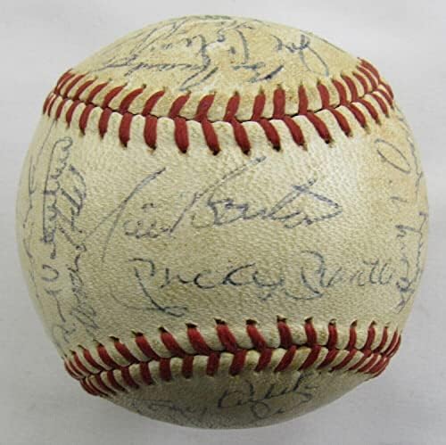 1965. Yankees senatori kutovi potpisali bejzbol Mickey Mantle Roger Maris +27 PSA/D - Autografirani bejzbol