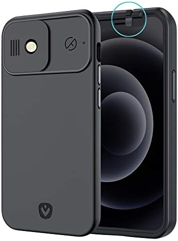 SPY-FY iPhone 12 futrola s poklopcima kamere sprijeda i straga | Zaštitite svoj iPhone i privatnost | Dokaz s kapi od 6 stopa