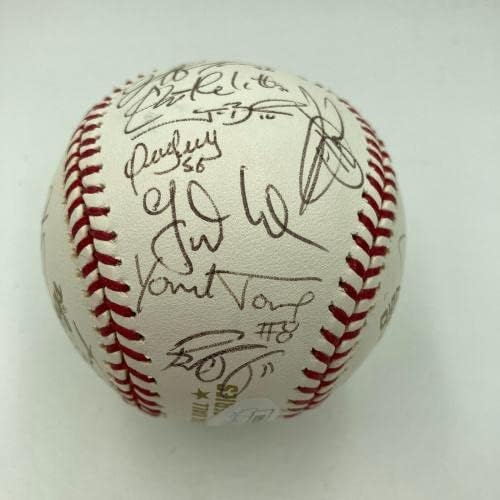 Rijetka 2007. Colorado Rockies NL Champs tim potpisala je bejzbol JSA Coa World Series - Autografirani bejzbol