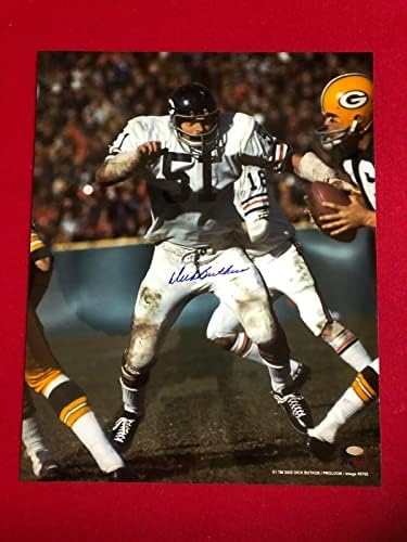 Dick Butkus Autografirani 16x20 Photo Bears - Autografirane NFL fotografije