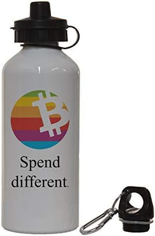 Lindini pokloni Bitcoin trošite različite bijele aluminij 14oz boca