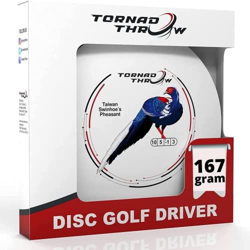 Tornado bacanje diska golf plovni vozač, 167-172 grama Premium plastika napravljena na Tajvanu, od 280 do 320 stopa, leteći