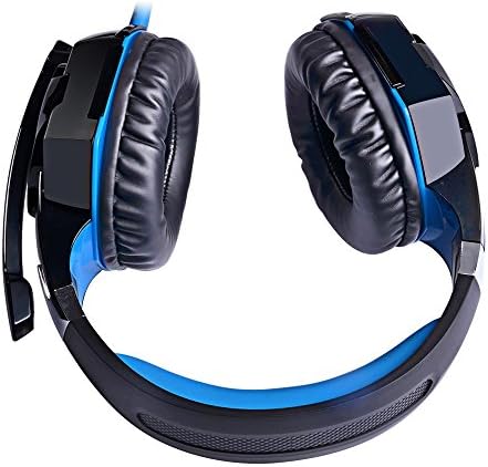 Slušalice za igre U Stilu 92000 s 3,5 mm priključkom za slušalice s LED pozadinskim osvjetljenjem i stereo mikrofonom za