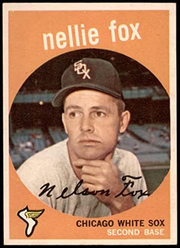 1959. Topps 30 Nellie Fox Chicago White Sox Dean's Cards 5 - Ex White Sox