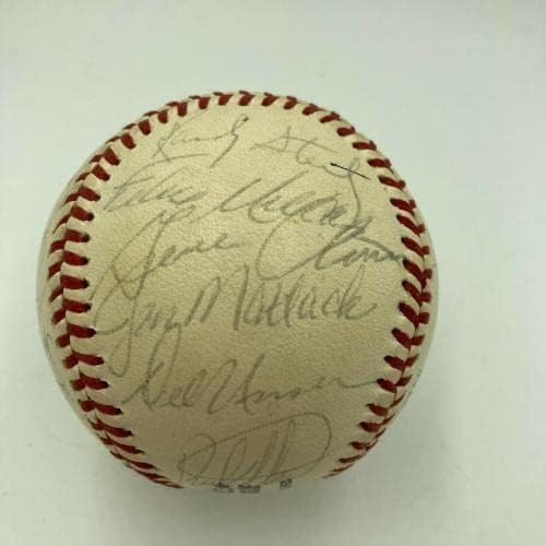 Willie Mays Tom Seaver 1975. New York Mets tim potpisao je bejzbol Nacionalne lige - Autografirani bejzbol