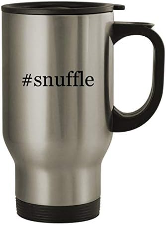 Knick Knack Pokloni SNaffle - Hashtag za kavu od nehrđajućeg čelika od 14oz, srebro