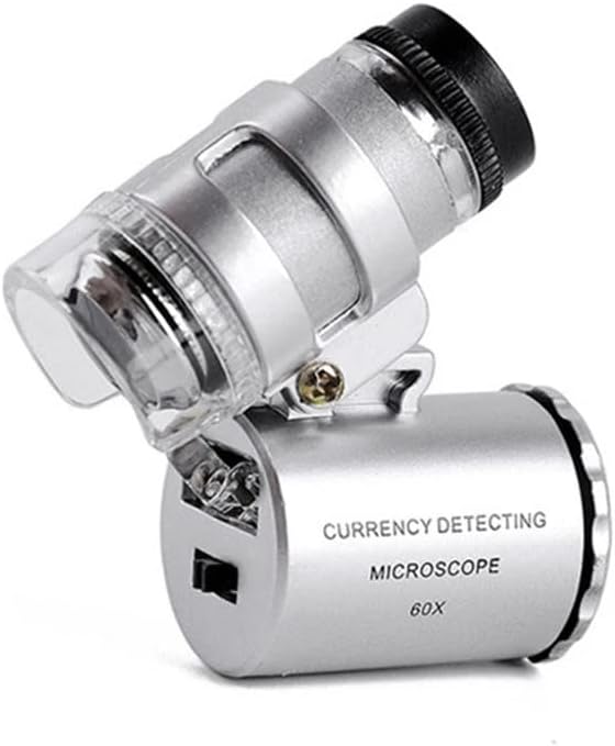 Mini džepni mikroskop velike snage 90 9 profesionalni mikroskop za ocjenjivanje nakita prijenosno LED UV povećalo
