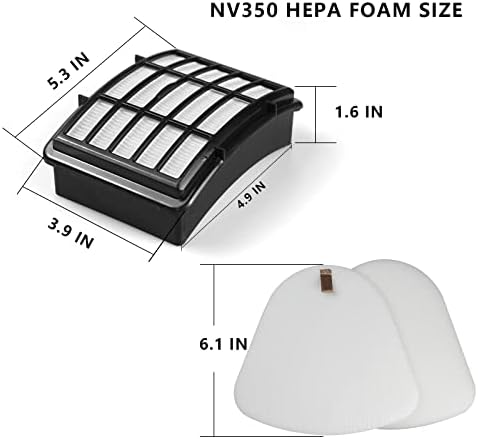 Zamjena filtera za Shar-k Navigator Lift-Away NV350, NV351, NV352, NV355, NV356E, NV357, NV360, NV370, NV391, UV440, UV490,