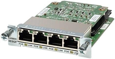 Cisco EHWIC-4ESG-P POE 4 Port 10/100/1000 Poboljšana kartica za velike brzine WAN-a