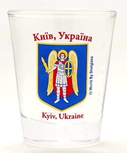Čaša s grbom Kijeva Ukrajina