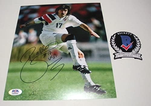 Marcelo Balboa USA Svjetskog kupa nogometna zvijezda Posljednja 1 PSA/DNA/COA potpisana 8x10 Photo - Autografirane nogometne