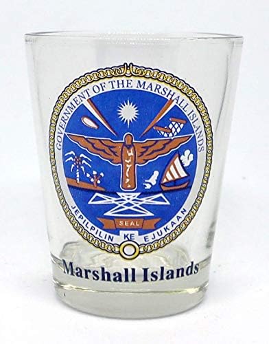 Čaša s grbom Marshallovih otoka