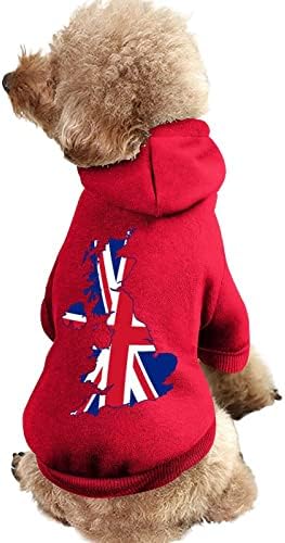 Birth zastave karte Personalizirane kapuljače za kućne ljubimce meka ugodna pseća odjeća prozračni džemperi za kućne ljubimce